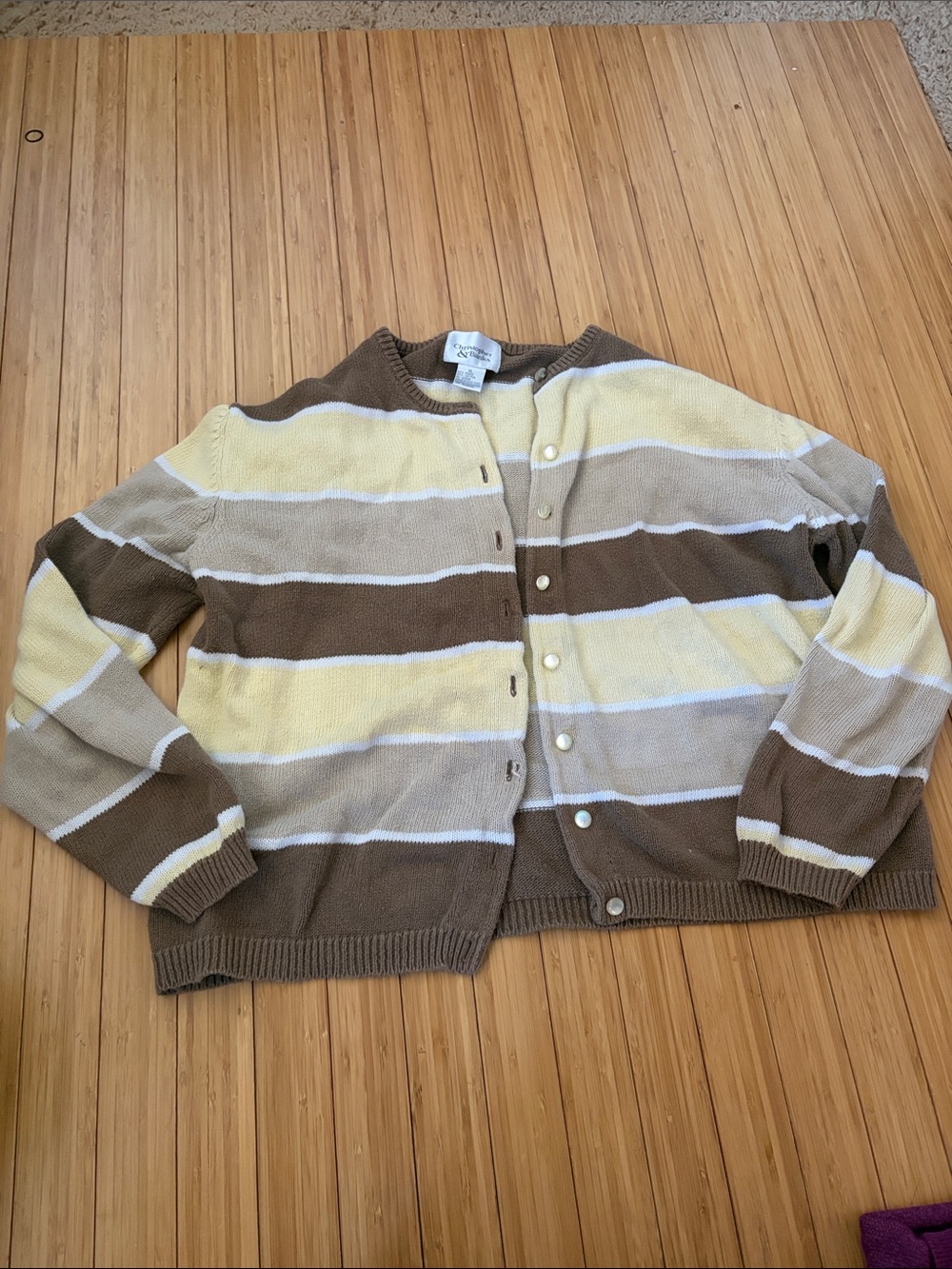Striped cardigan